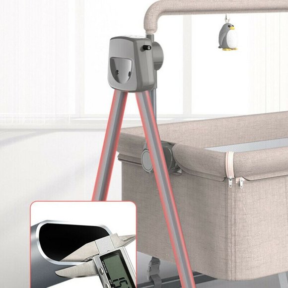 NewbornBaby Electric Cradle Rocking Bed Newborn Smart Coax Baby Soothing - Picture 4 of 5